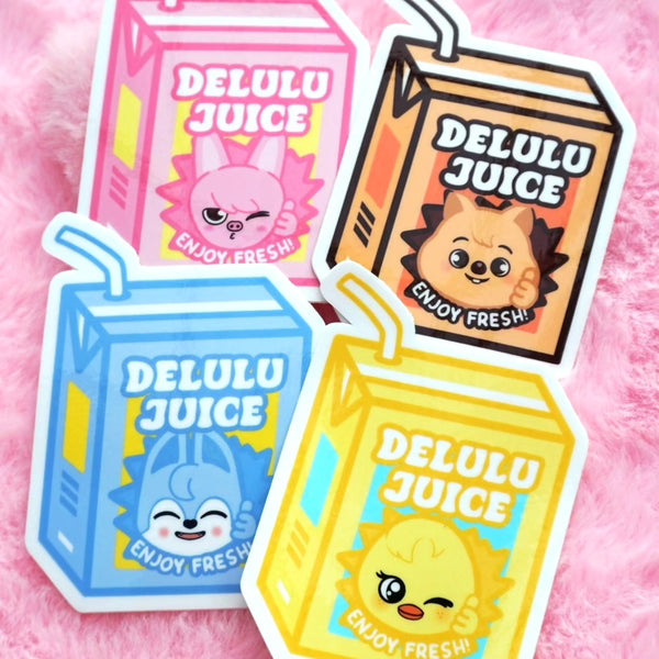 SKZ Delulu Juice Stickers