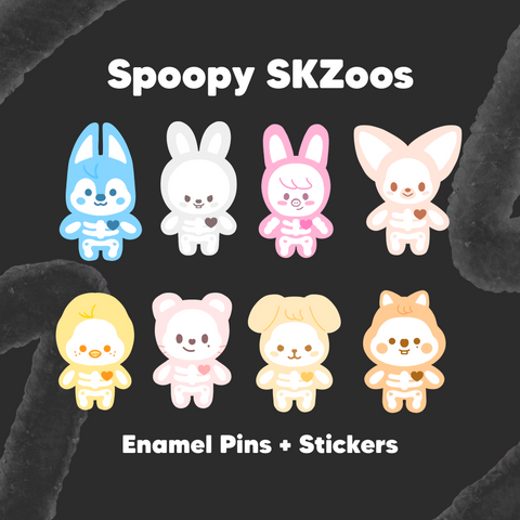 HALLOWEEN SKZoo Mini Stickers