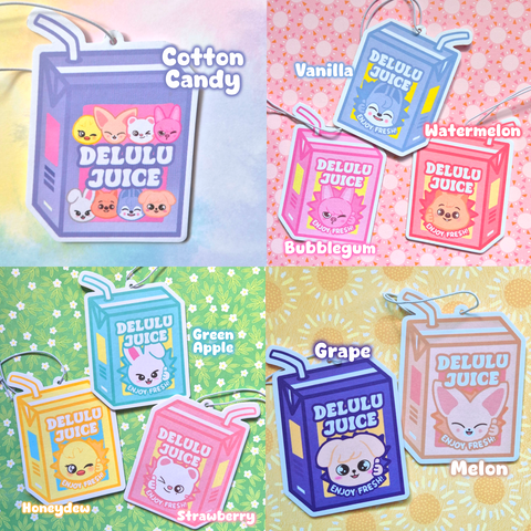 SKZoo Delulu Juice Air Fresheners