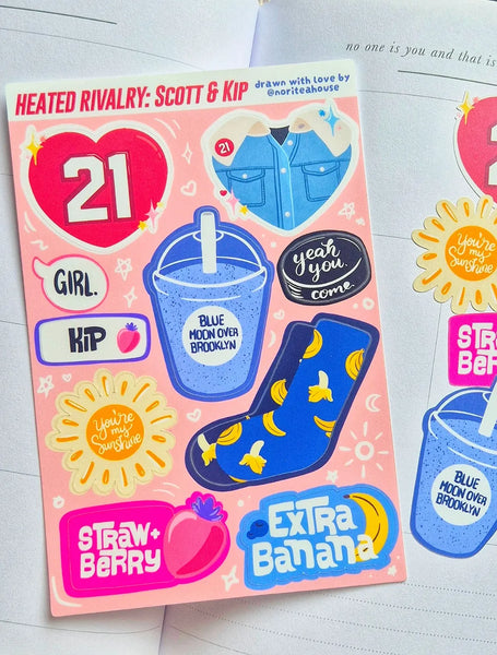 SKIP Hot Rivals / Game Changers Inspired Sticker Sheet