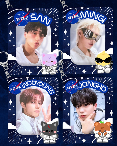 Ateez Members NASA Toploaders