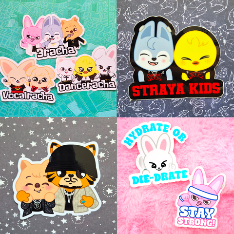 Stray Kids SKZoo Vinyl Stickers