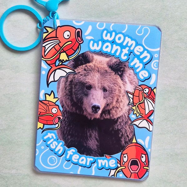 Fish Fear Me Toploader Keychains