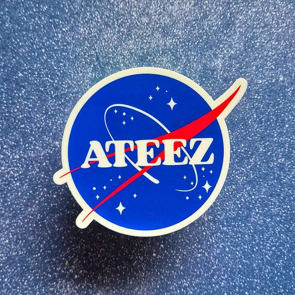 Ateez Aniteez NASA Sticker Sheet + Sticker